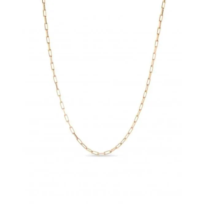 18K Gold Plated Cadena 8 Chain COL1607ORO000