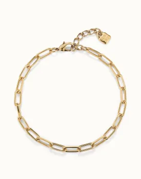 18k Gold Plated Metal Necklace COL1944ORO000