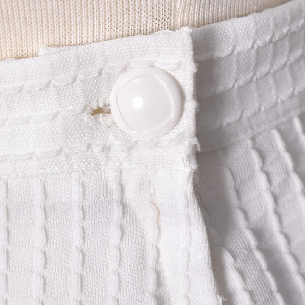 1960s Vintage White Pencil Skirt