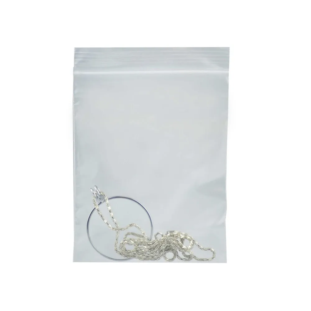 500ct 2Mil Clear Reclosable Resealable 4" x 5" Poly Plastic Bags Jewelry
