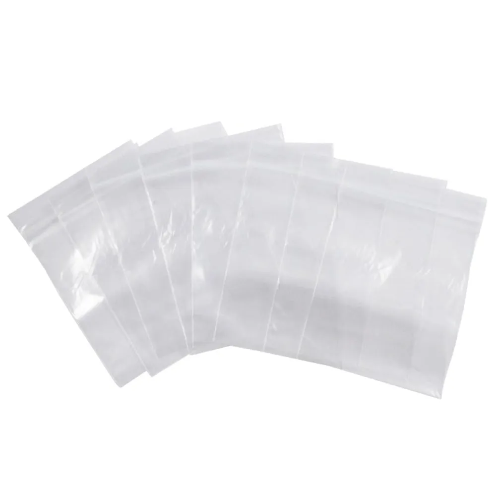 500ct 2Mil Clear Reclosable Resealable 4" x 5" Poly Plastic Bags Jewelry