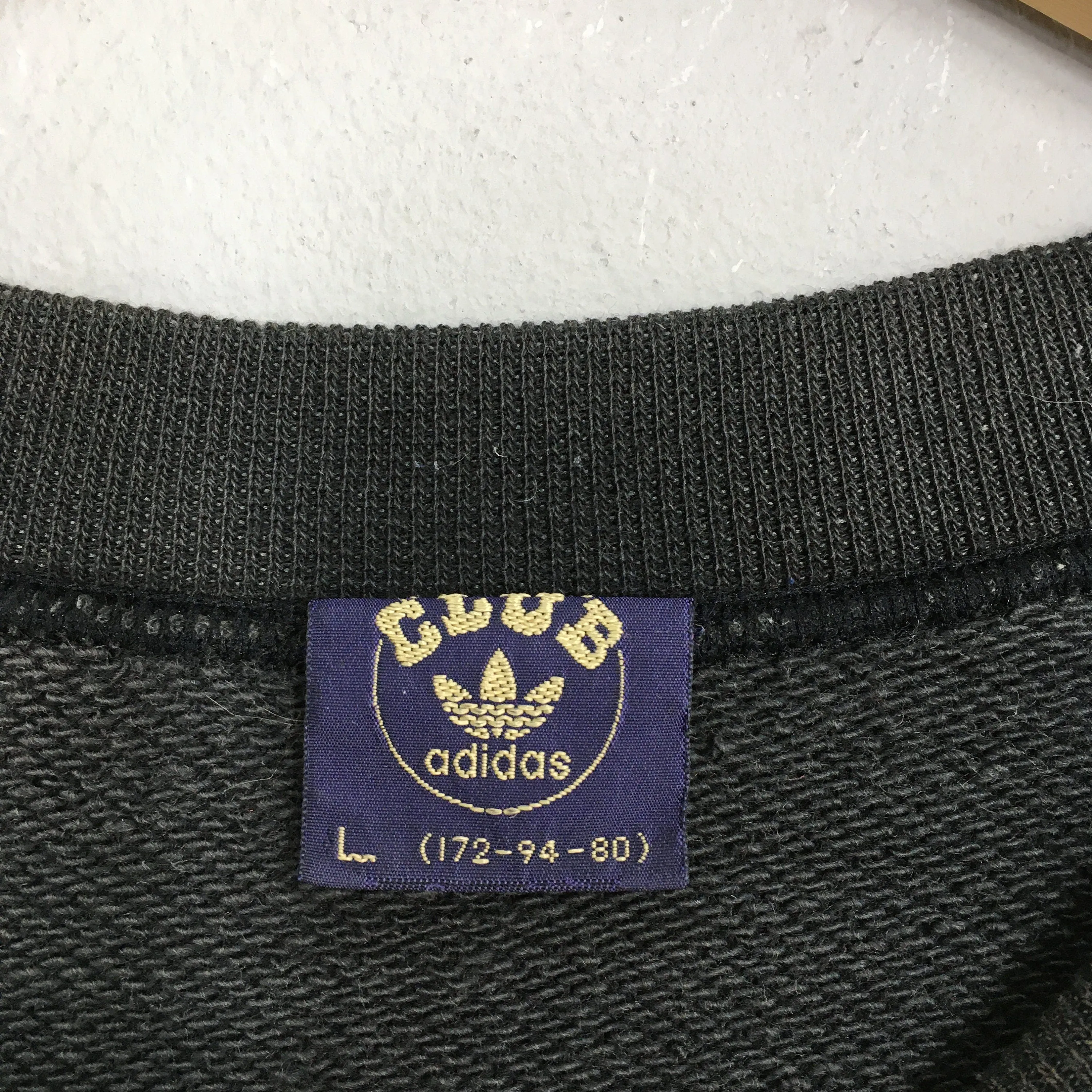 Adidas Club Trefoil Sportswear Sweatshirt Large