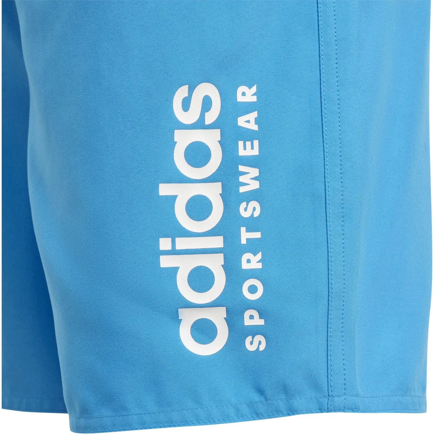 adidas Originals Bright Blue/White Ess L Clx Swim Badeshorts