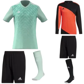 ADIDAS TEAM ICON 23 SS KIT BUNDLE CLEAR MINT