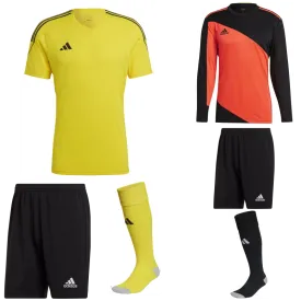 ADIDAS TIRO 23 SS KIT BUNDLE TEAM YELLOW/BLACK