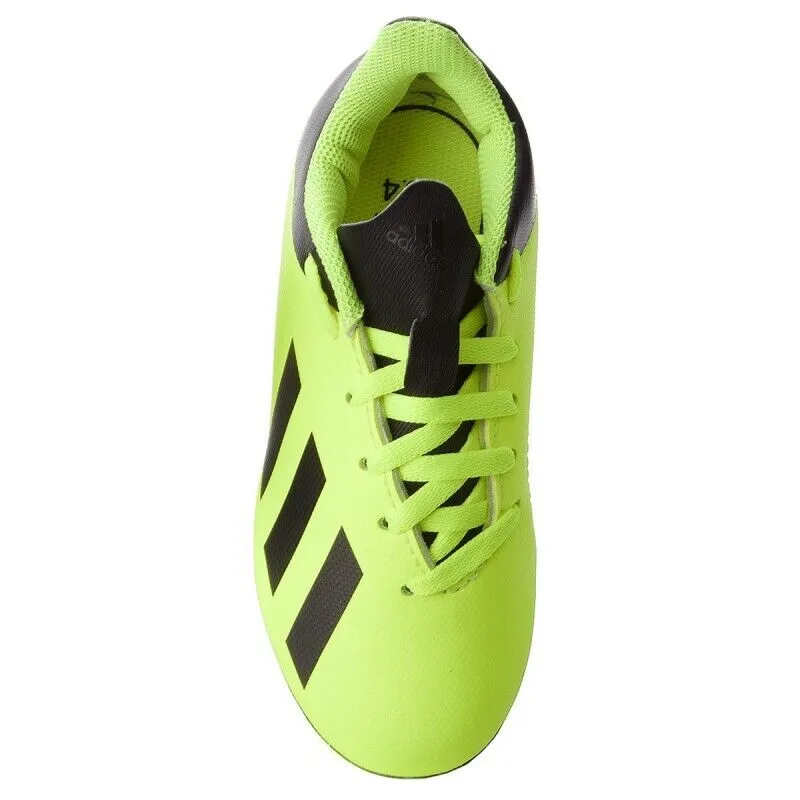Adidas X 18.4 FXG J DB2420 Kid Boys Solar Yellow/Black Soccer Cleats Boot HS3426