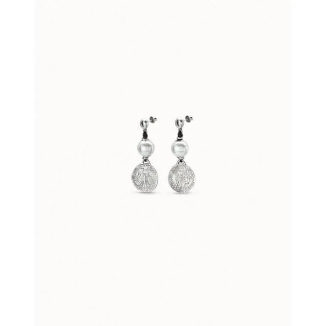 Alexandria White Pearl Shell Earrings