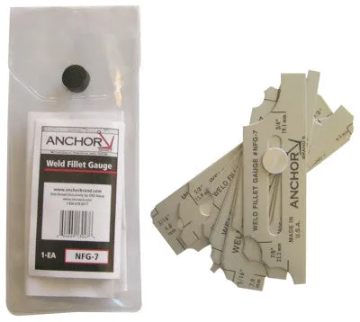 Anchor Brand Weld Fillet Gauges