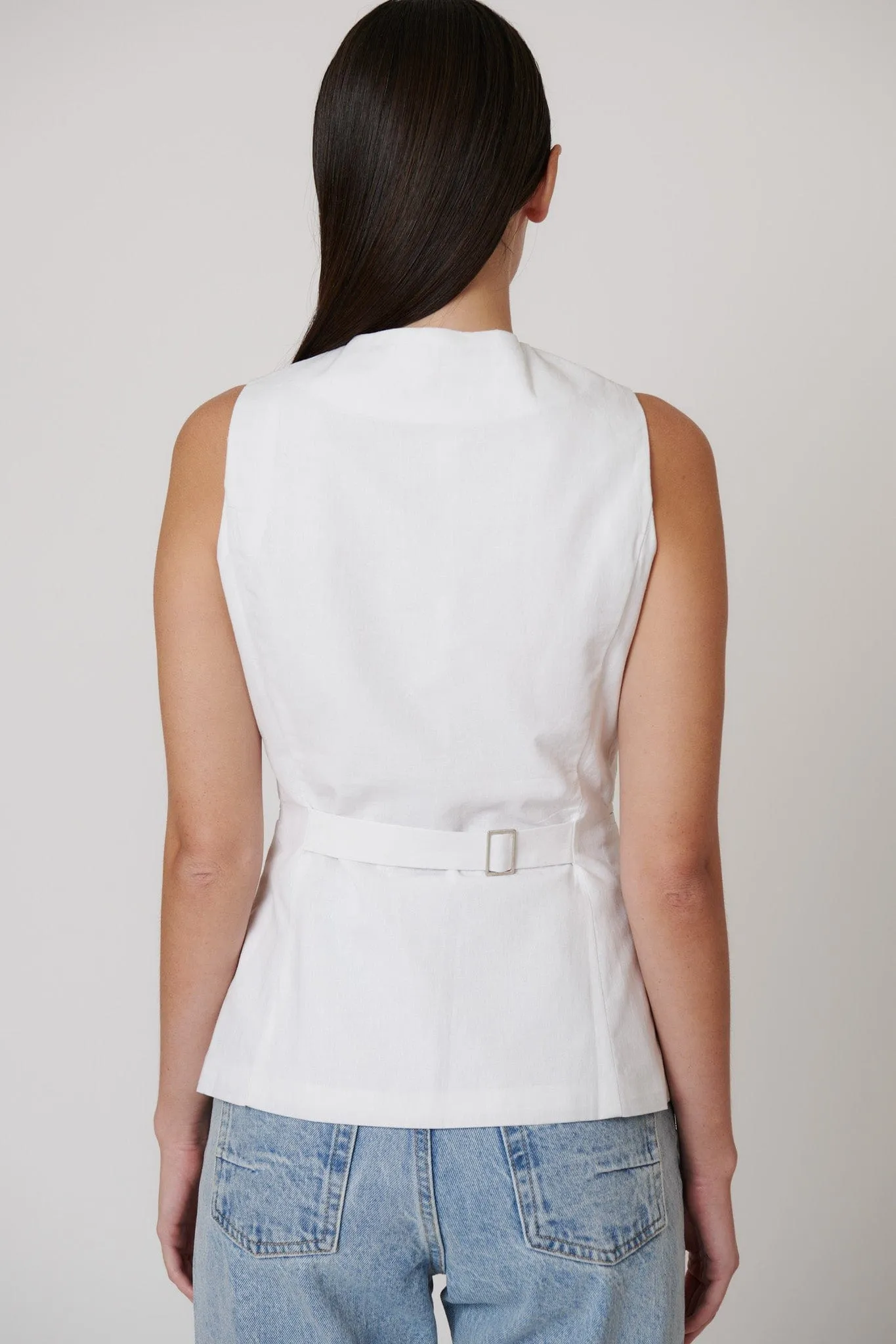 Bayse Brand | Ellis Vest - Ivory