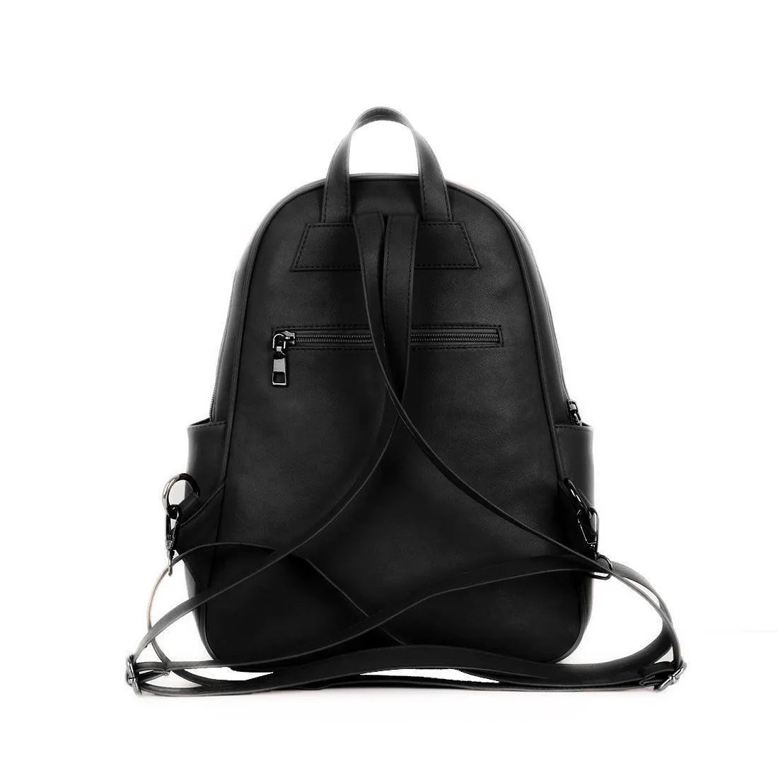 Black Mixed Backpack Vividblend