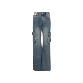 Blue Multi-Pocket Jeans