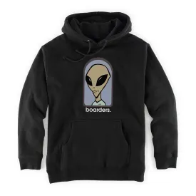 Boarders x Alien Work Shop Believe Hoodie - Black