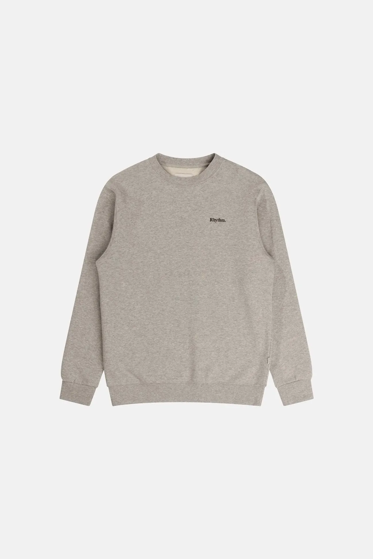 Brand Fleece Crew Grey Heather