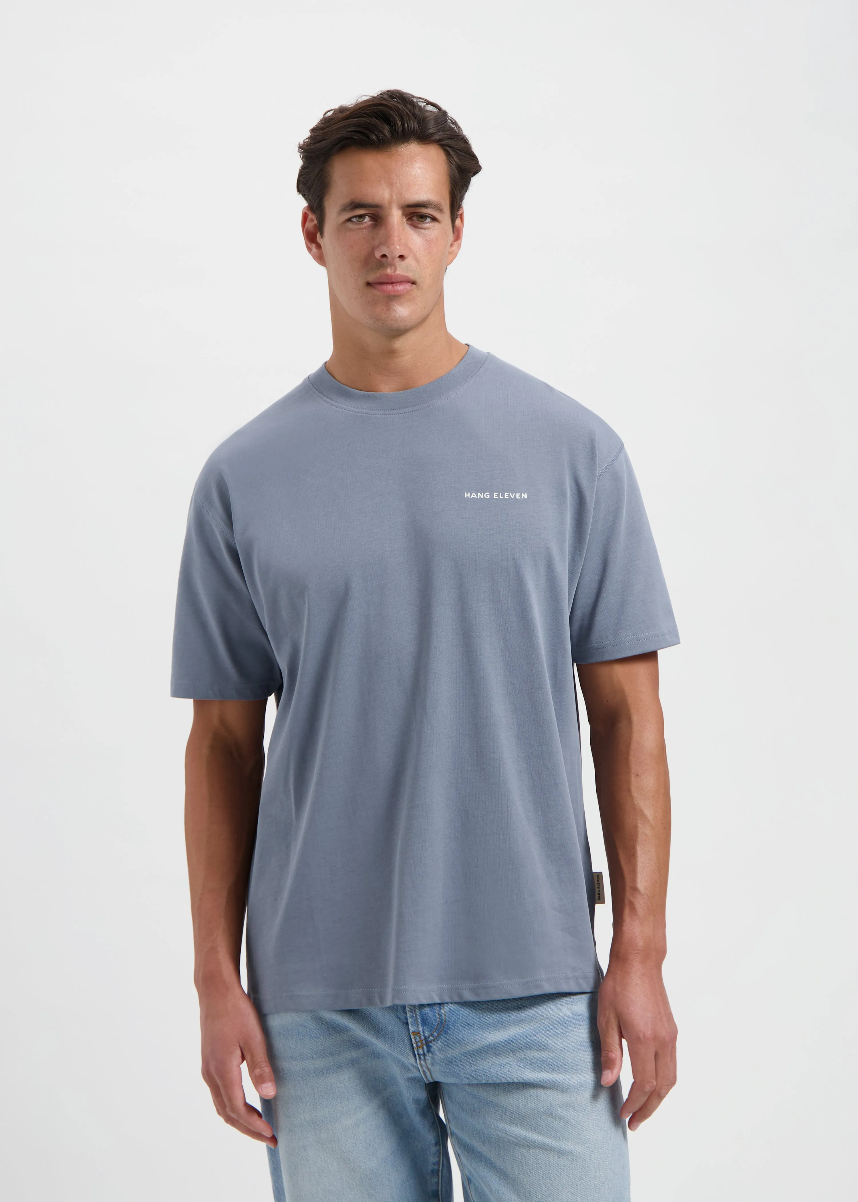 Brand Tee - Stone Grey