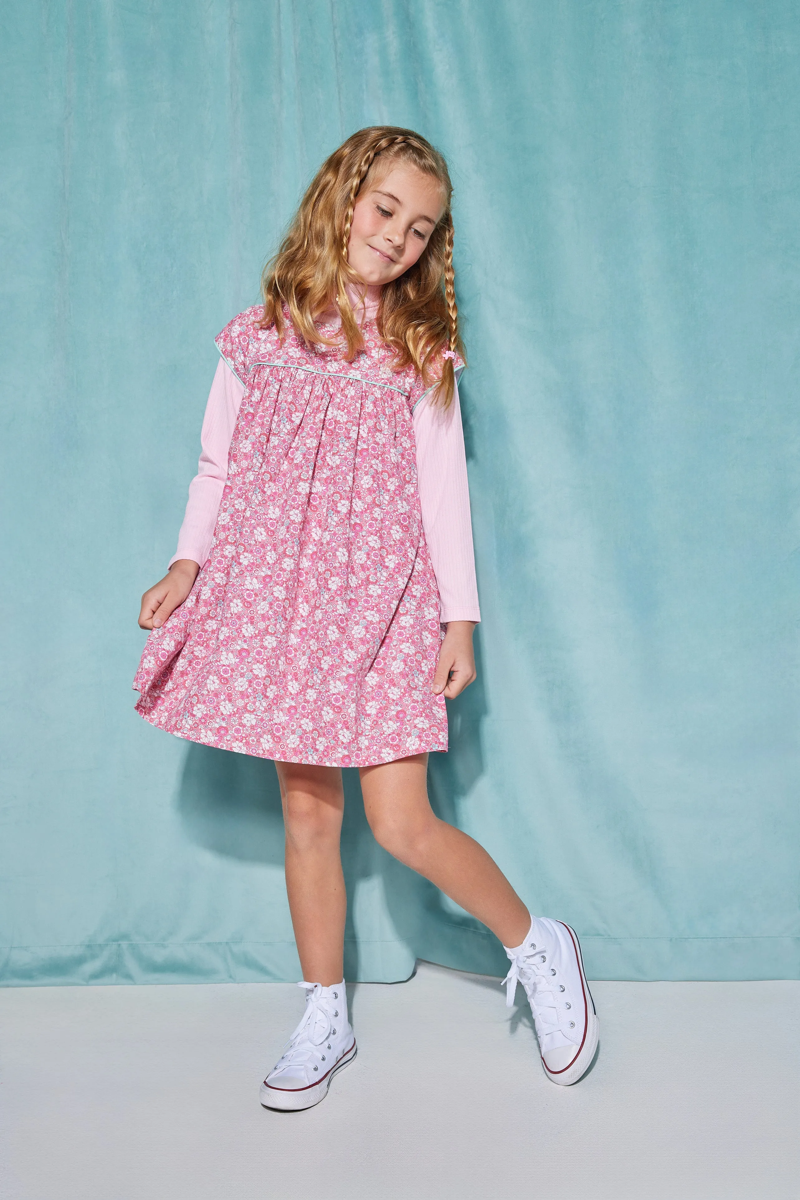 Charlotte Dress - Bedford Gardens Pink