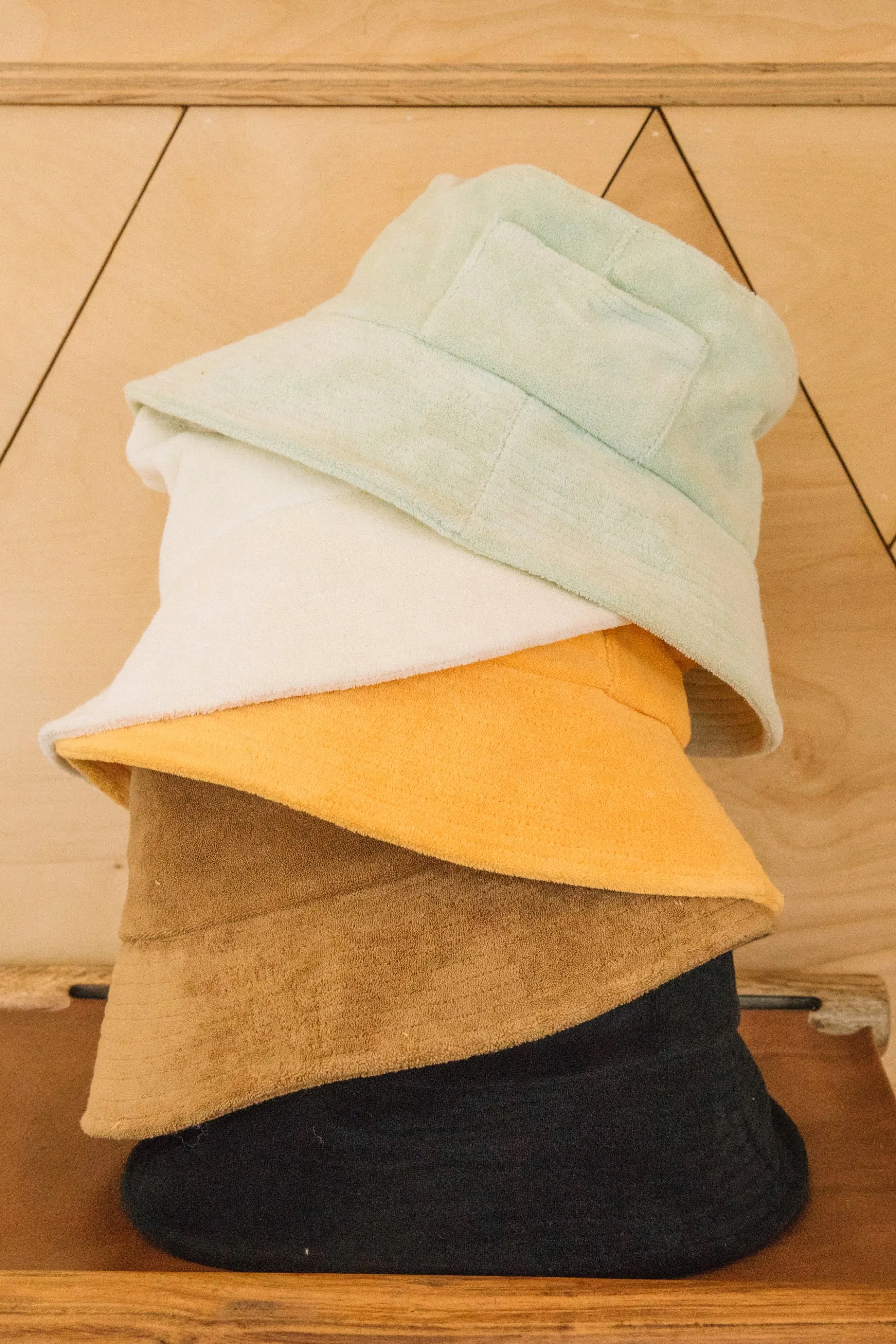 Coffee Terry Wave Bucket Hat