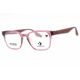 Converse Unisex Eyeglasses - Crystal Lucid Lilac Rectangular Frame | CV5079 533