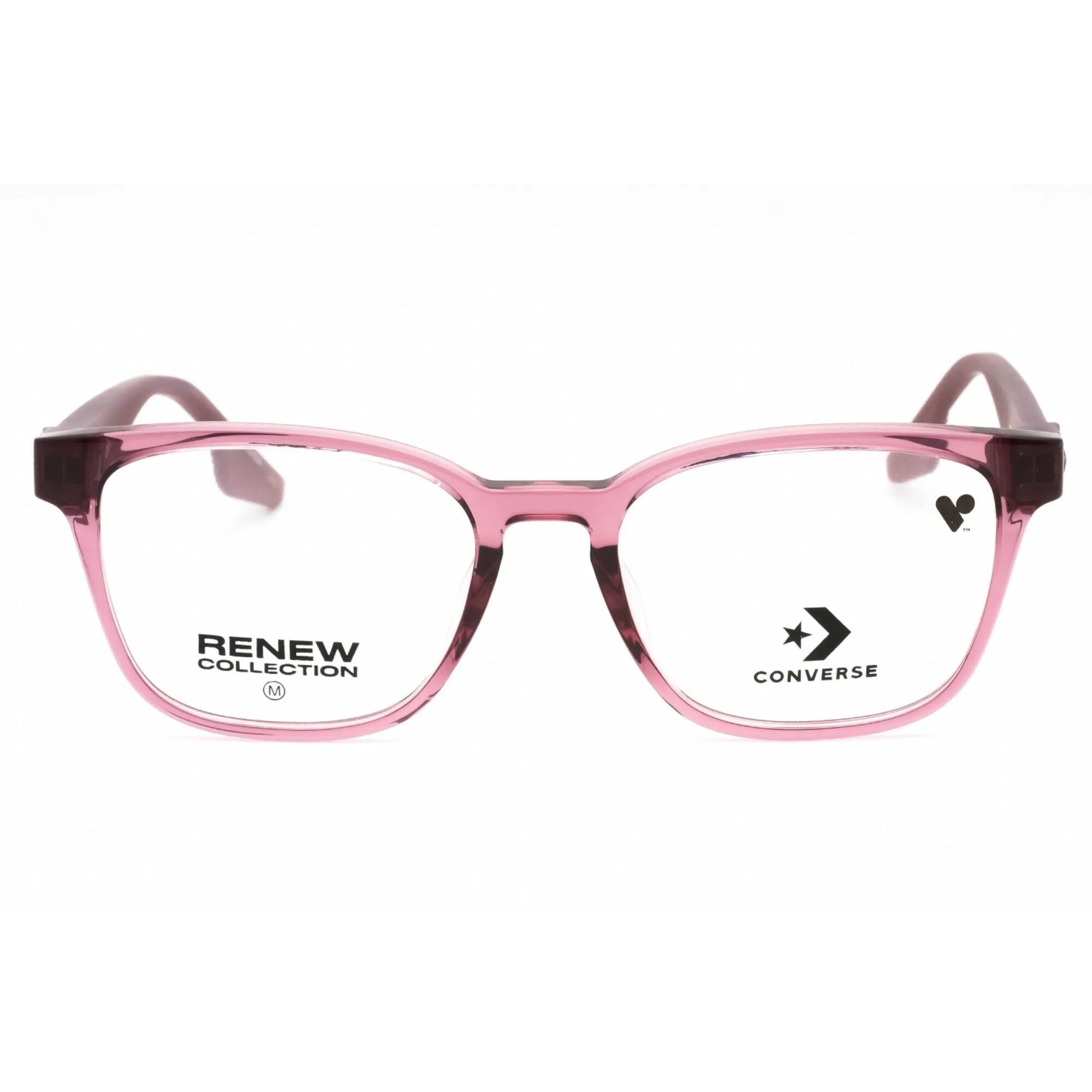 Converse Unisex Eyeglasses - Crystal Lucid Lilac Rectangular Frame | CV5079 533