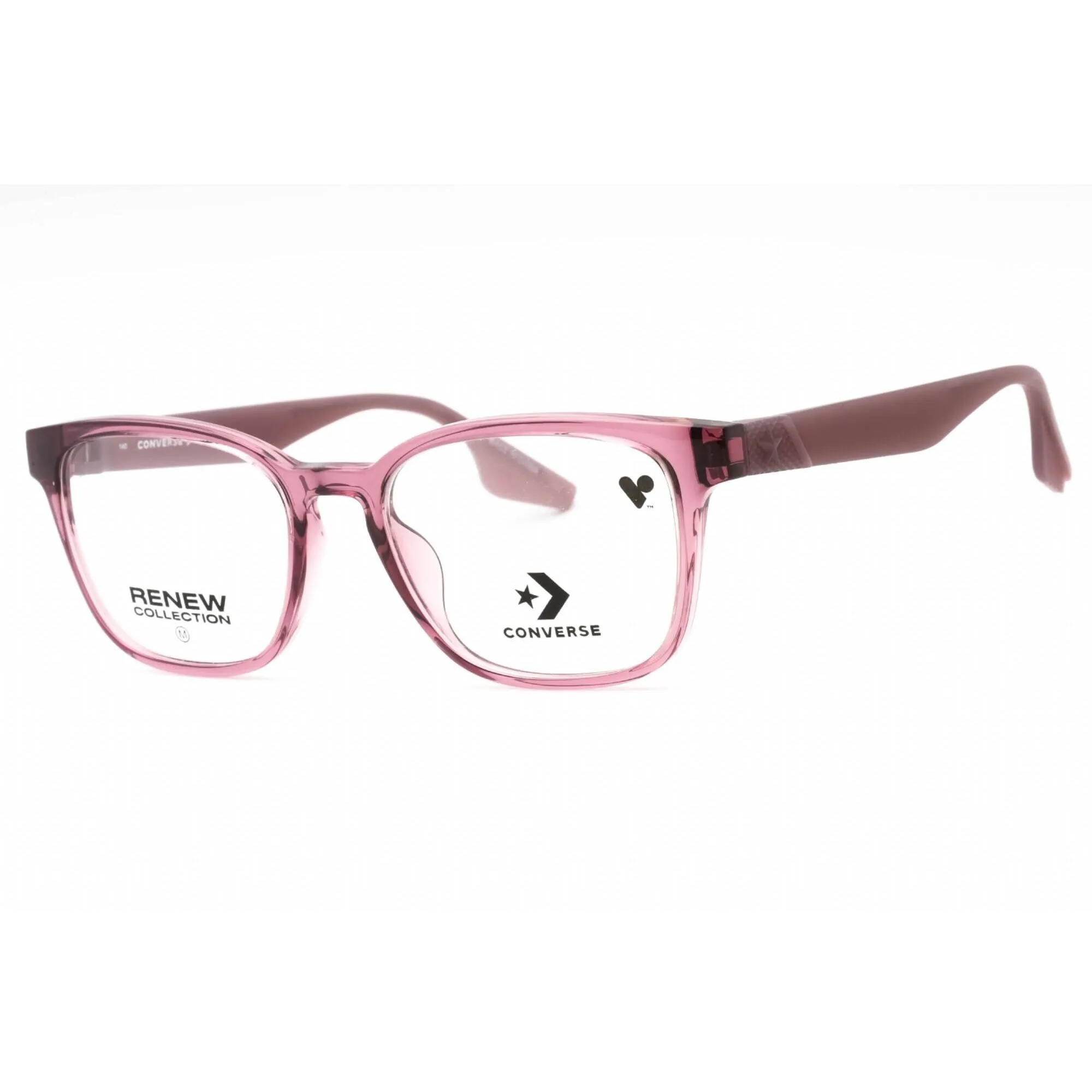 Converse Unisex Eyeglasses - Crystal Lucid Lilac Rectangular Frame | CV5079 533