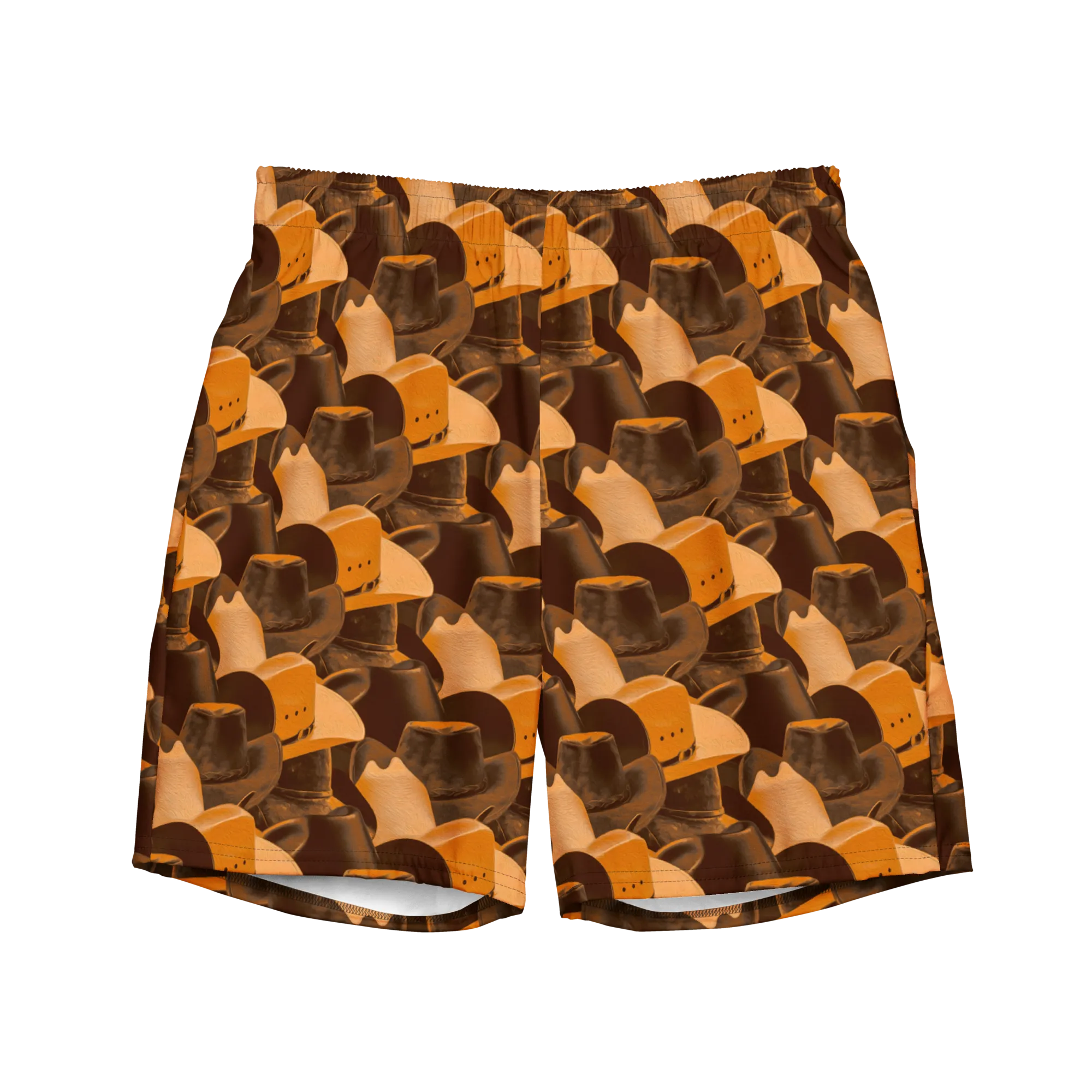 Cowboy Headwear Swim Trunks