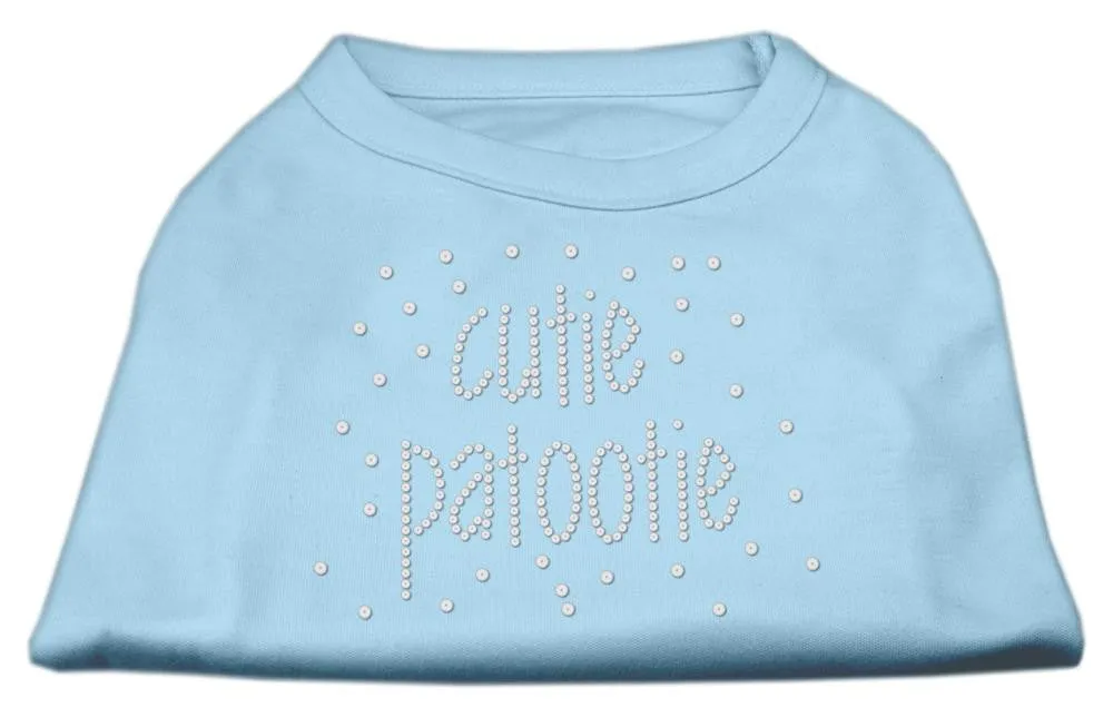 Cutie Patootie Rhinestone Shirts Baby Blue SM (10)