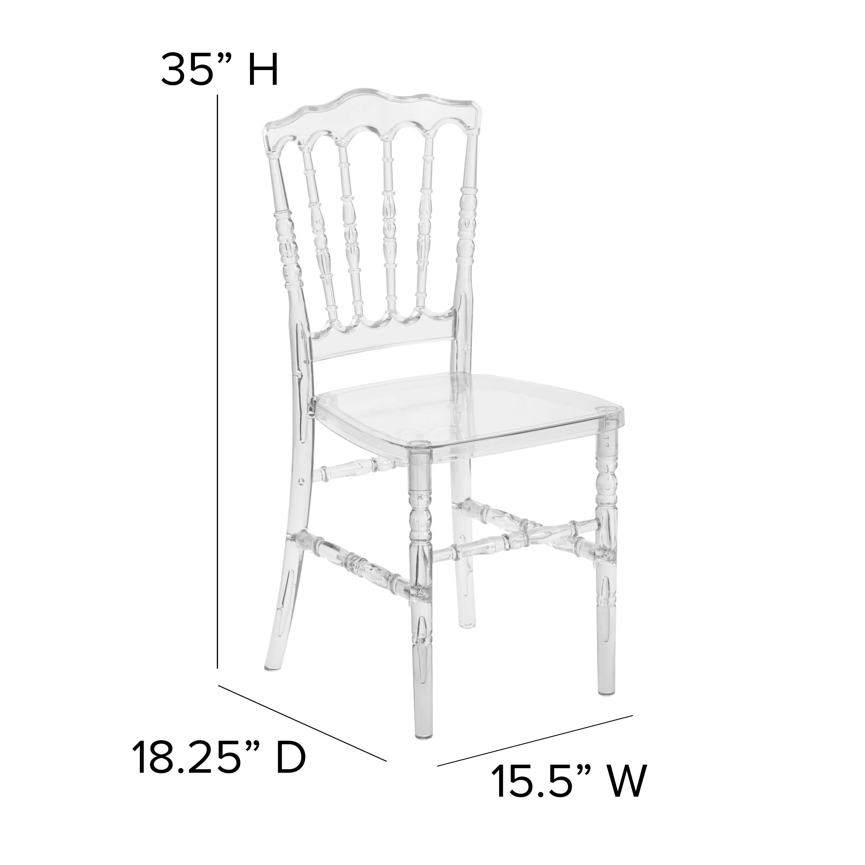 Flash Elegance Napoleon Stacking Chair