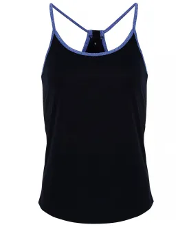 French Navy/Blue Melange - Women's TriDri® yoga vest