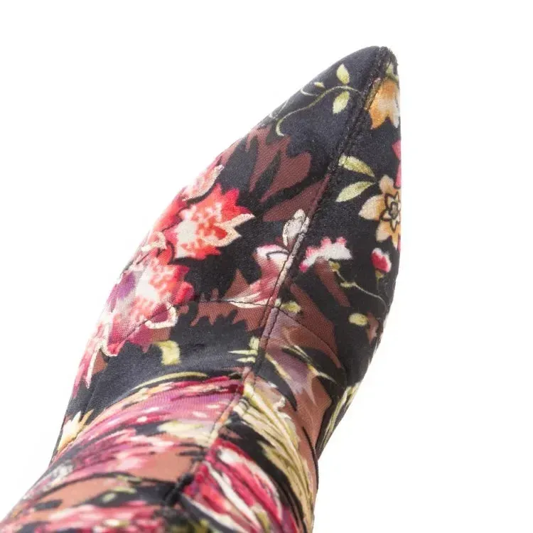 Funki Buys | Boots | Women's Snake Leopard Cloth Long Boots