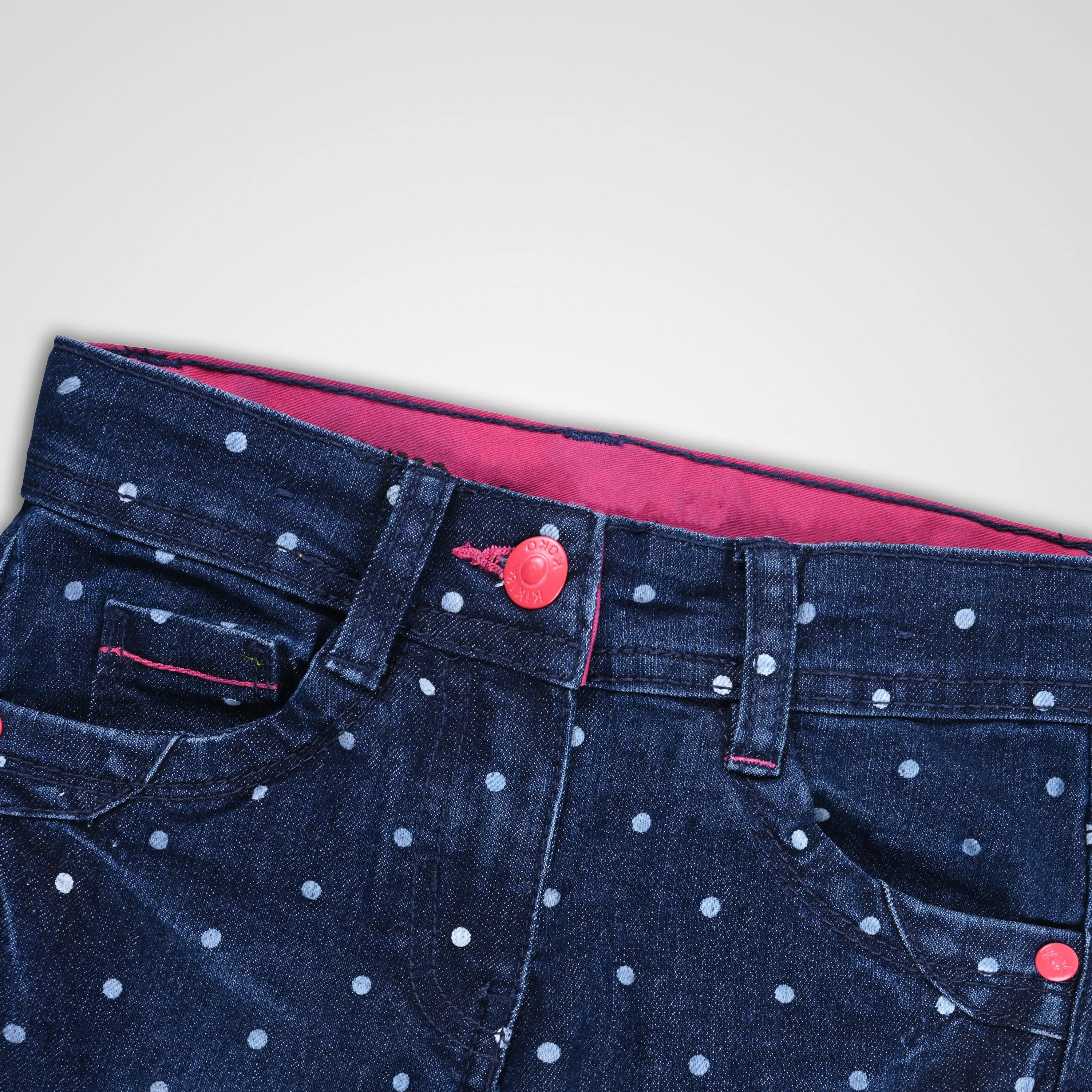 Girls 3/4th Embroidered Jeans