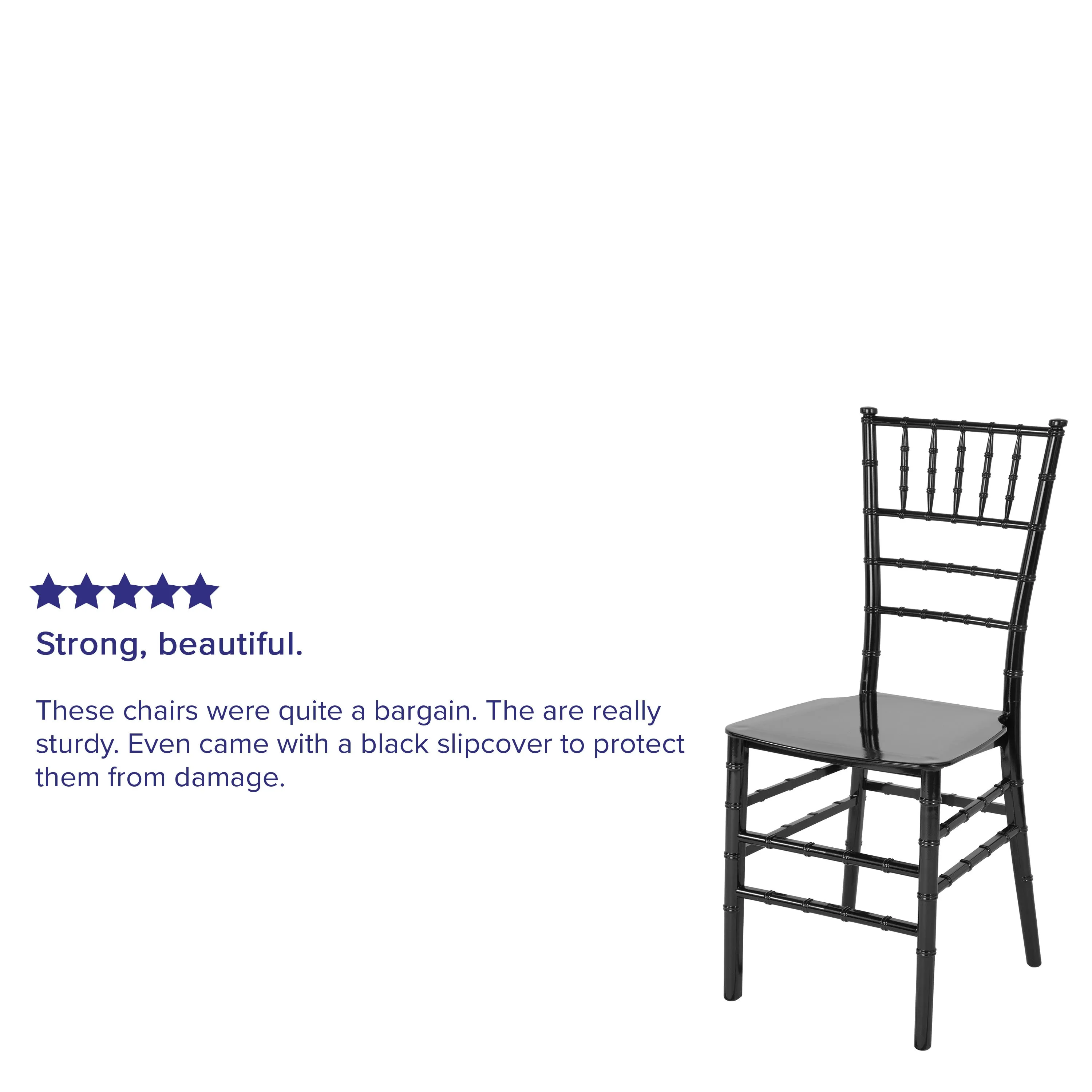 HERCULES Series Resin Stackable Chiavari Chair