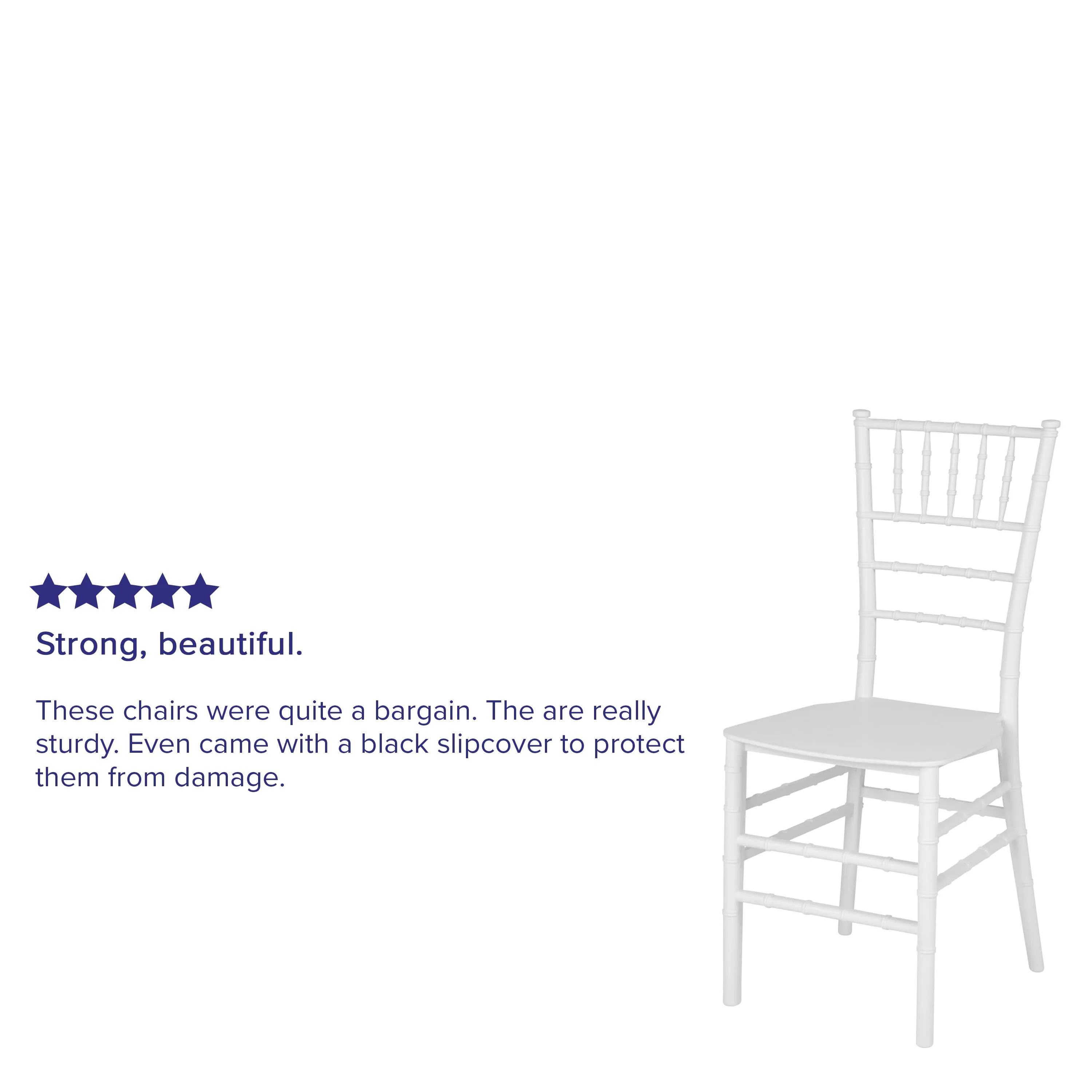 HERCULES Series Resin Stackable Chiavari Chair