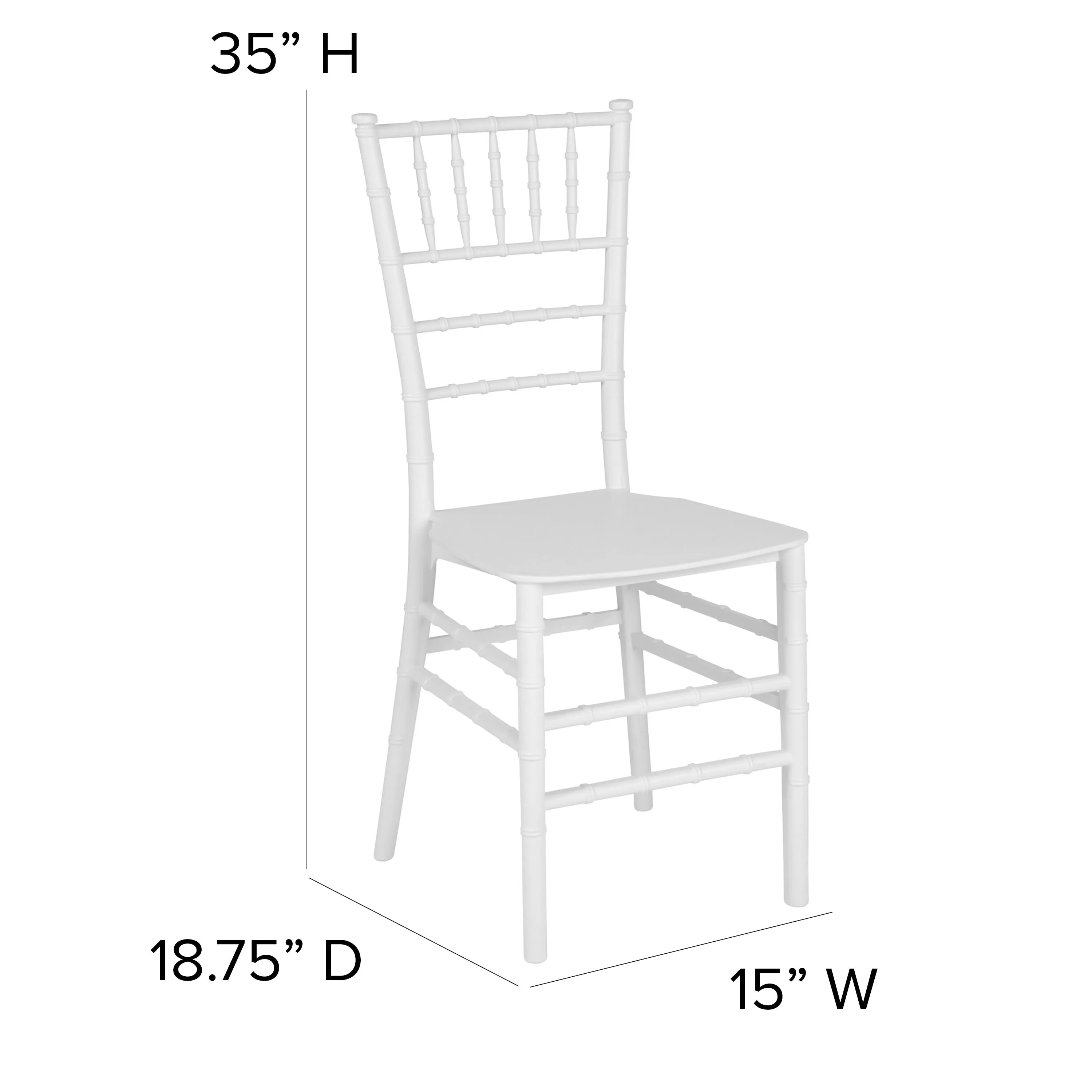 HERCULES Series Resin Stackable Chiavari Chair