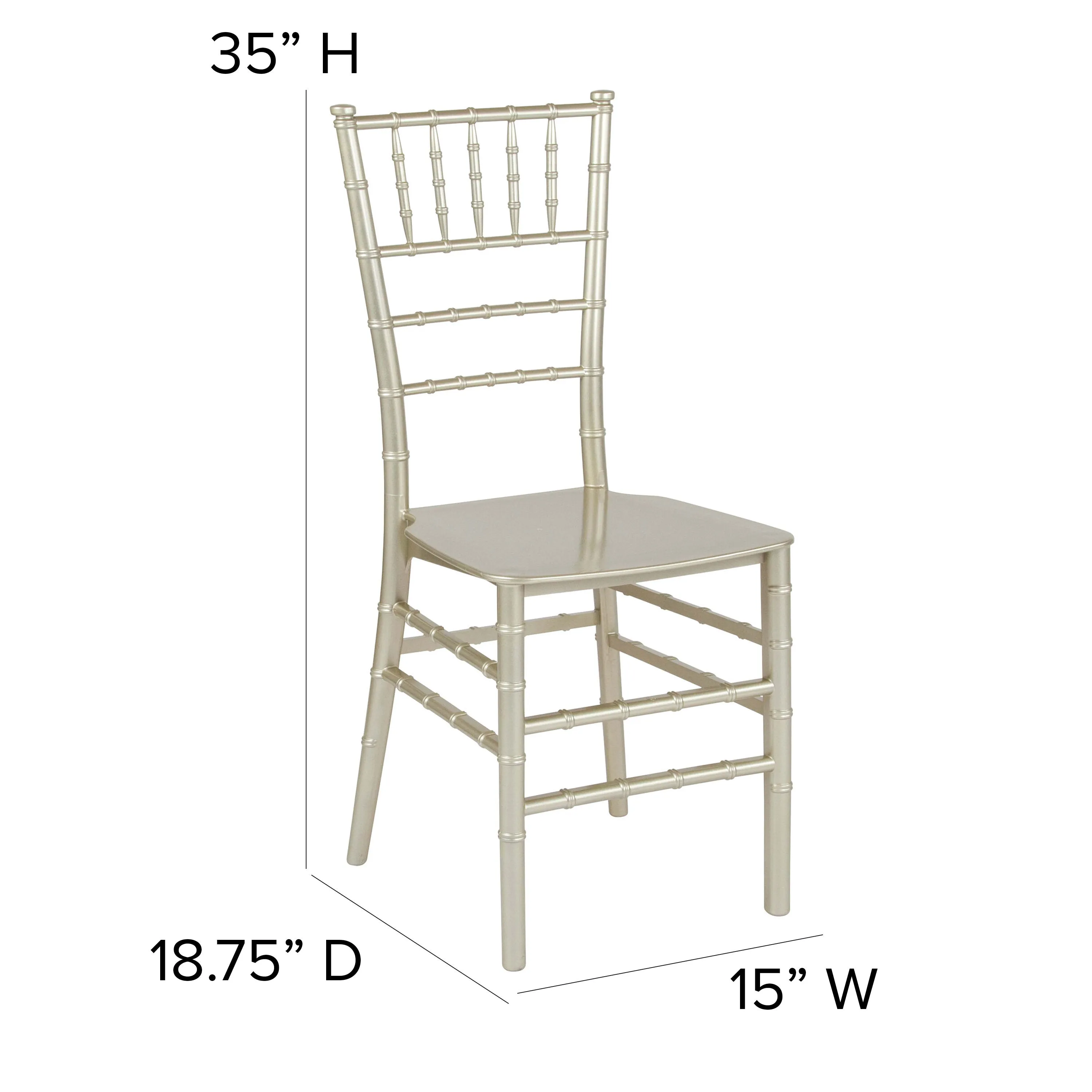 HERCULES Series Resin Stackable Chiavari Chair