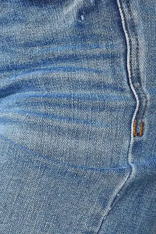 High Waist Distressed Jeans^