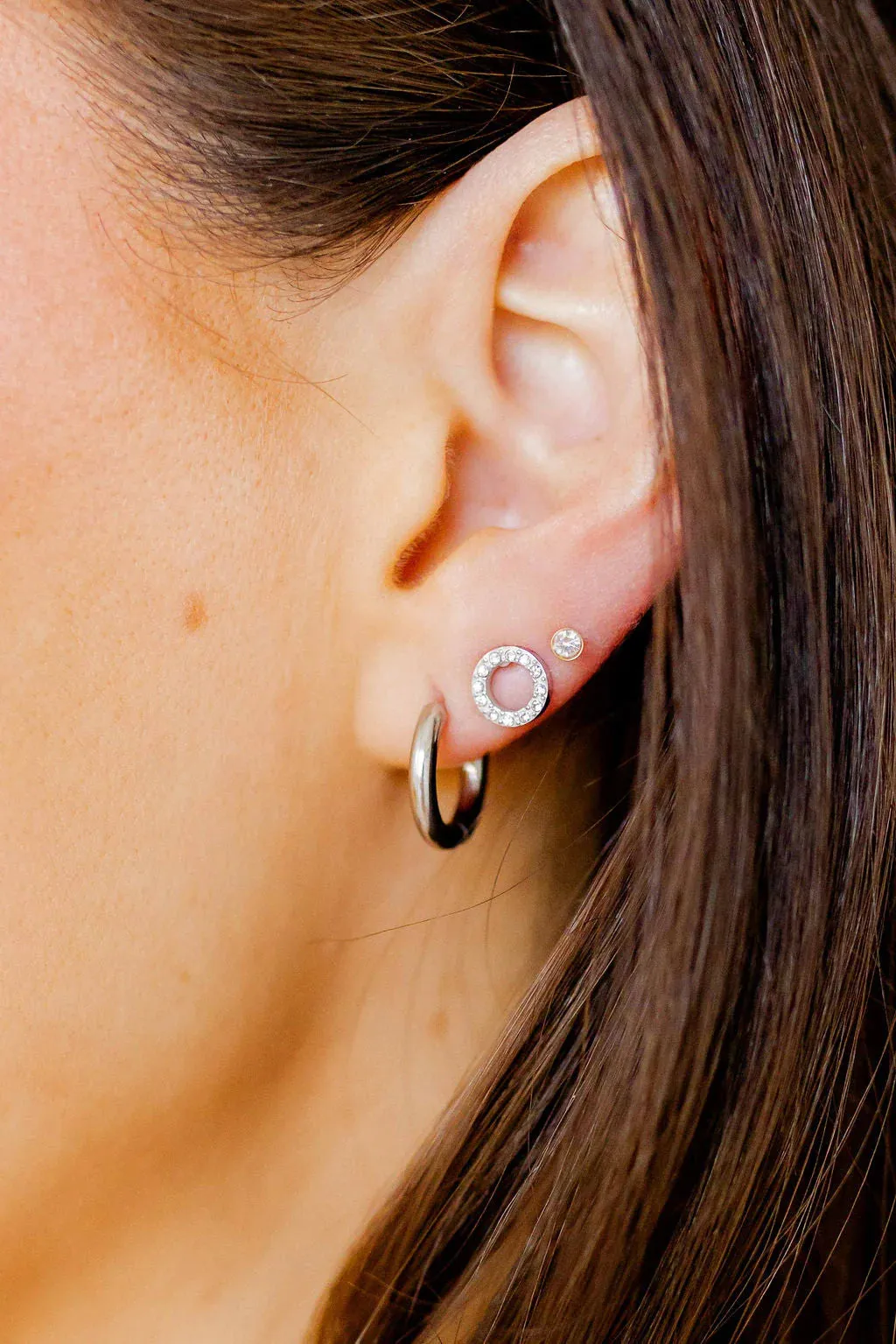 Huggie Earrings- Scarlett Hoop 10mm