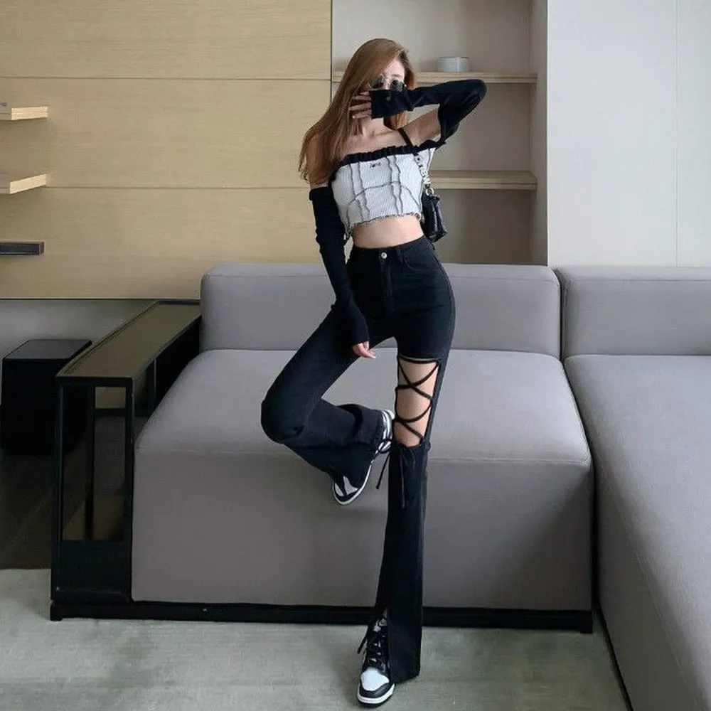 I Was Into You Flare Jeans