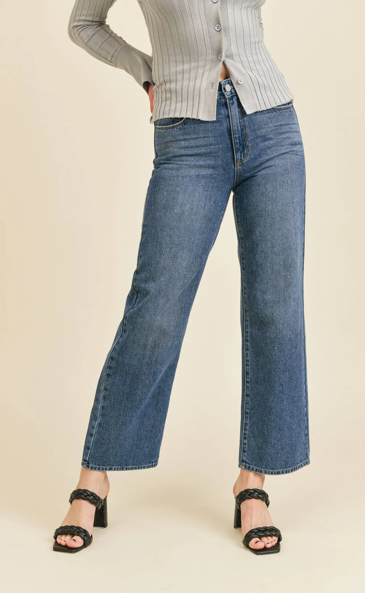 JBD High Rise Clean Dad Jean