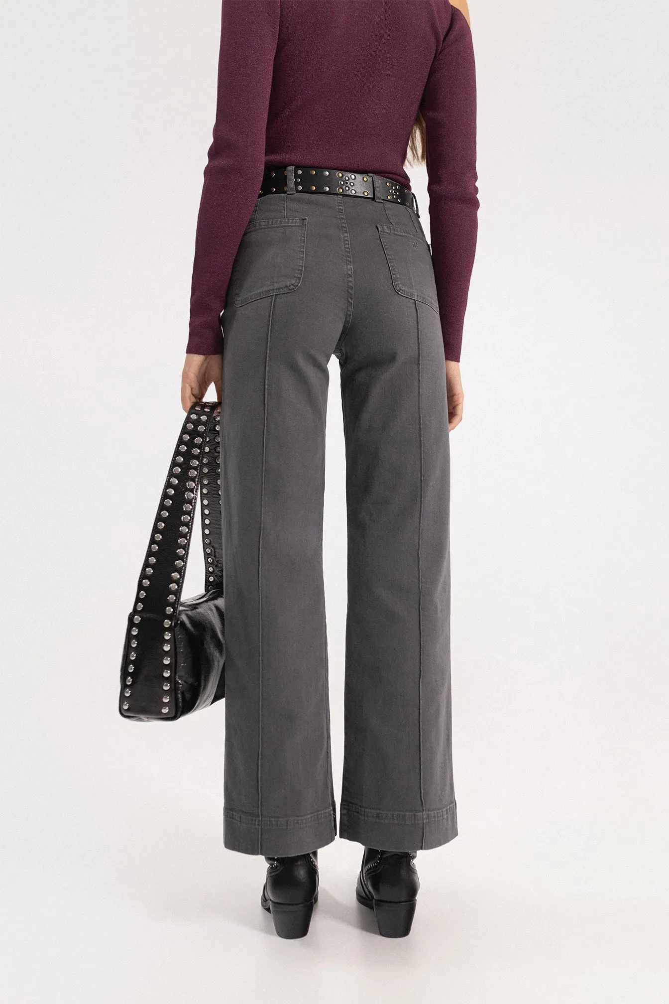 JEANS CULOTTE BASIC COSTURAS