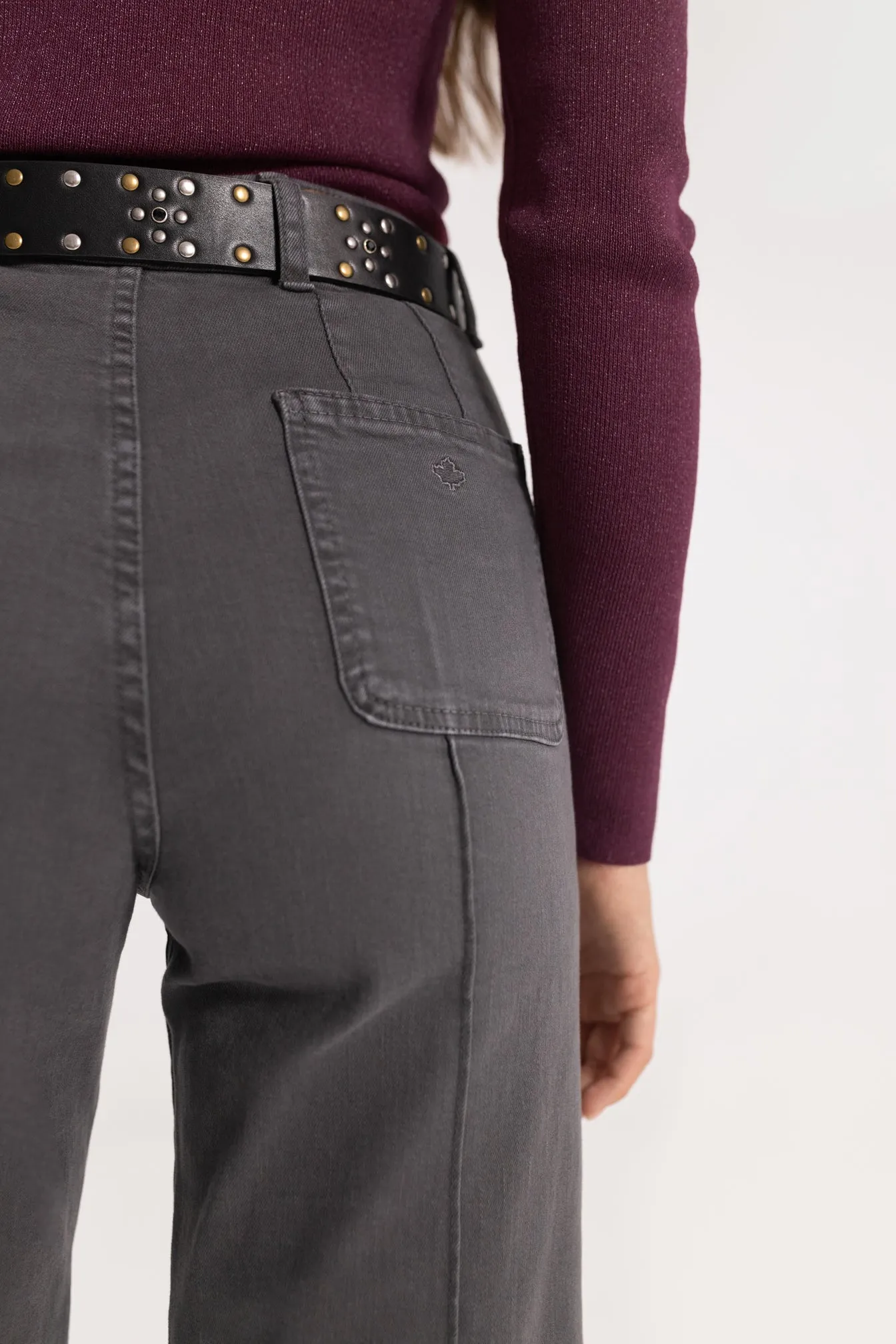 JEANS CULOTTE BASIC COSTURAS