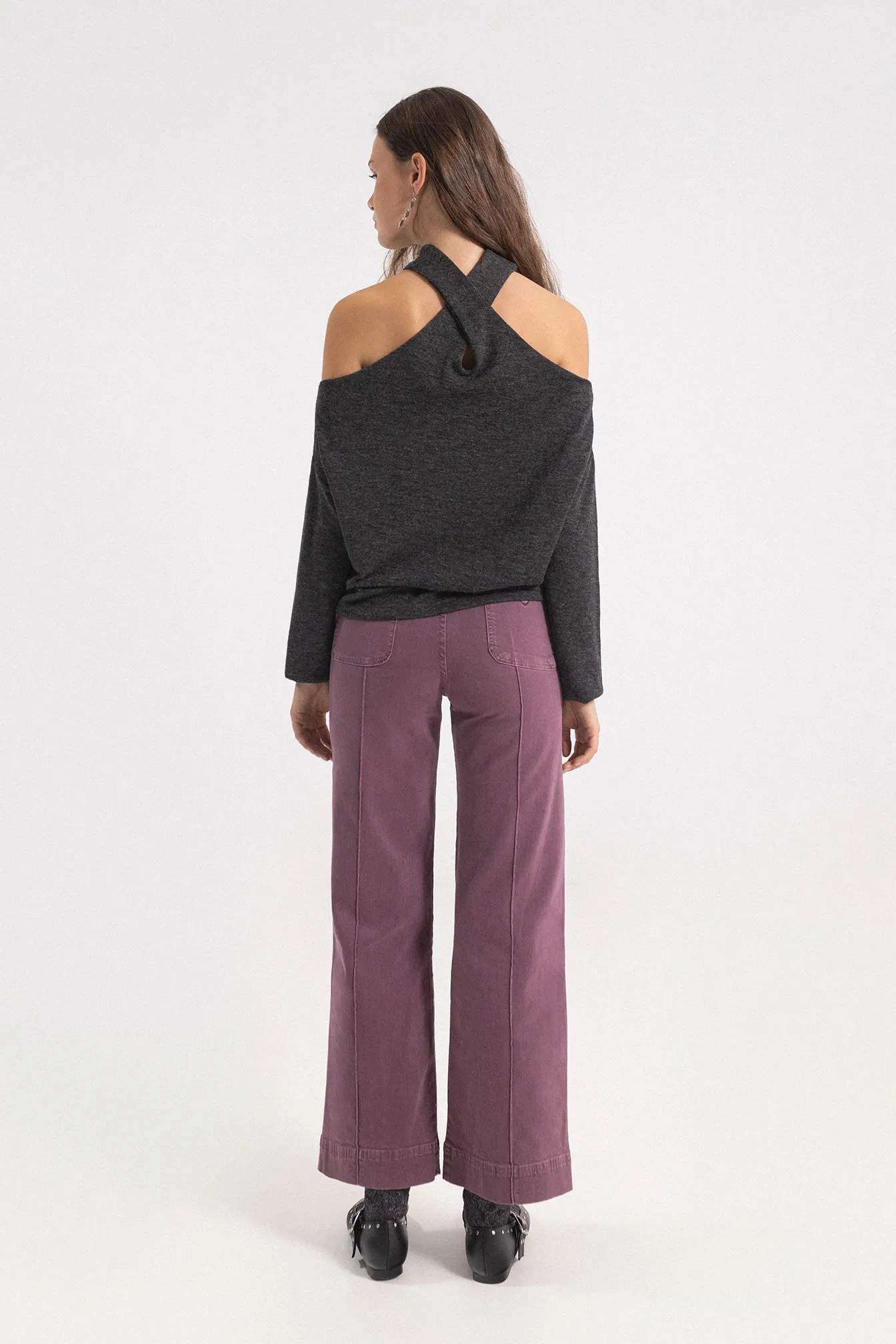 JEANS CULOTTE BASIC COSTURAS