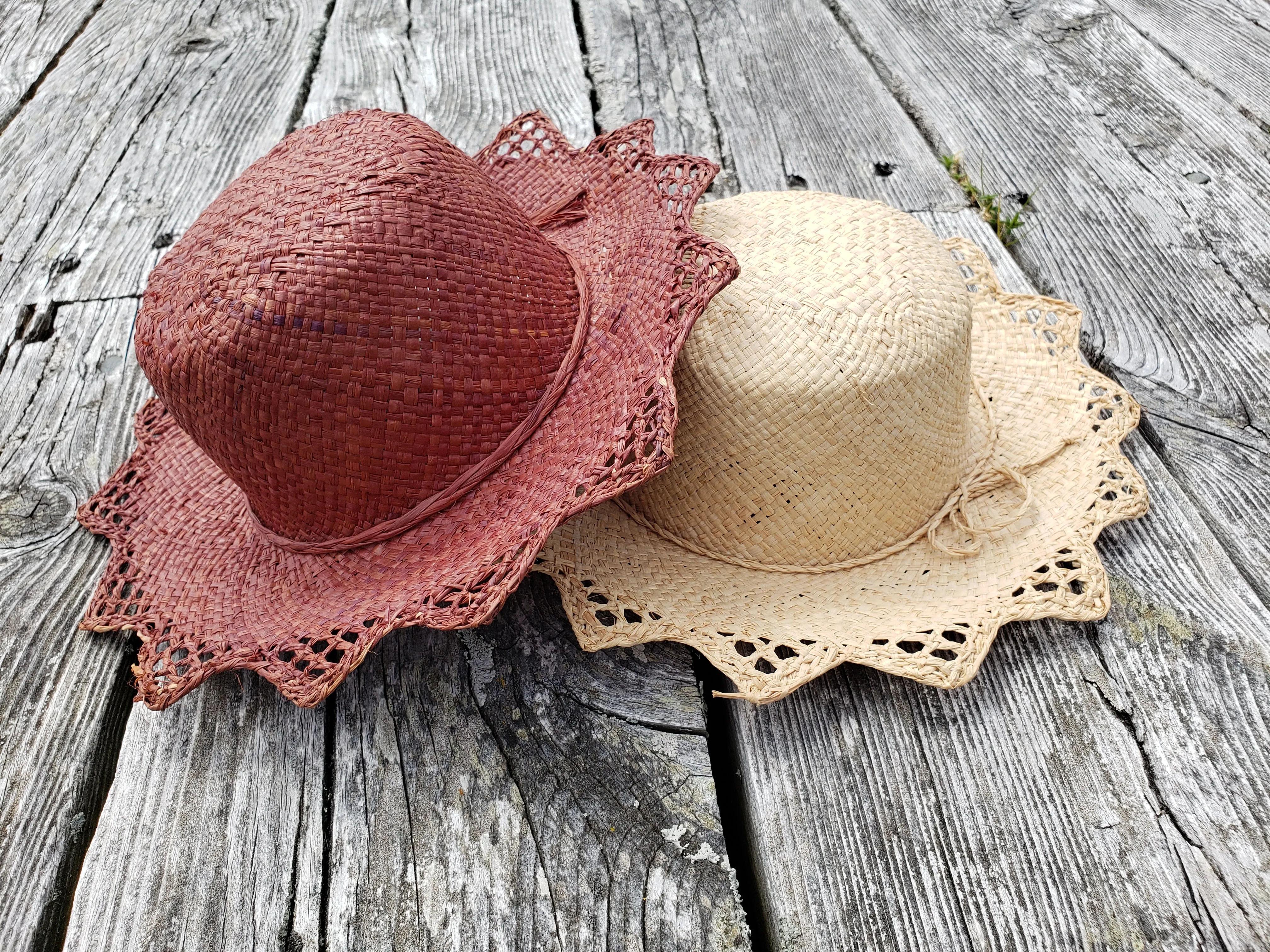 Kids Scalloped-Brim Sun Hat