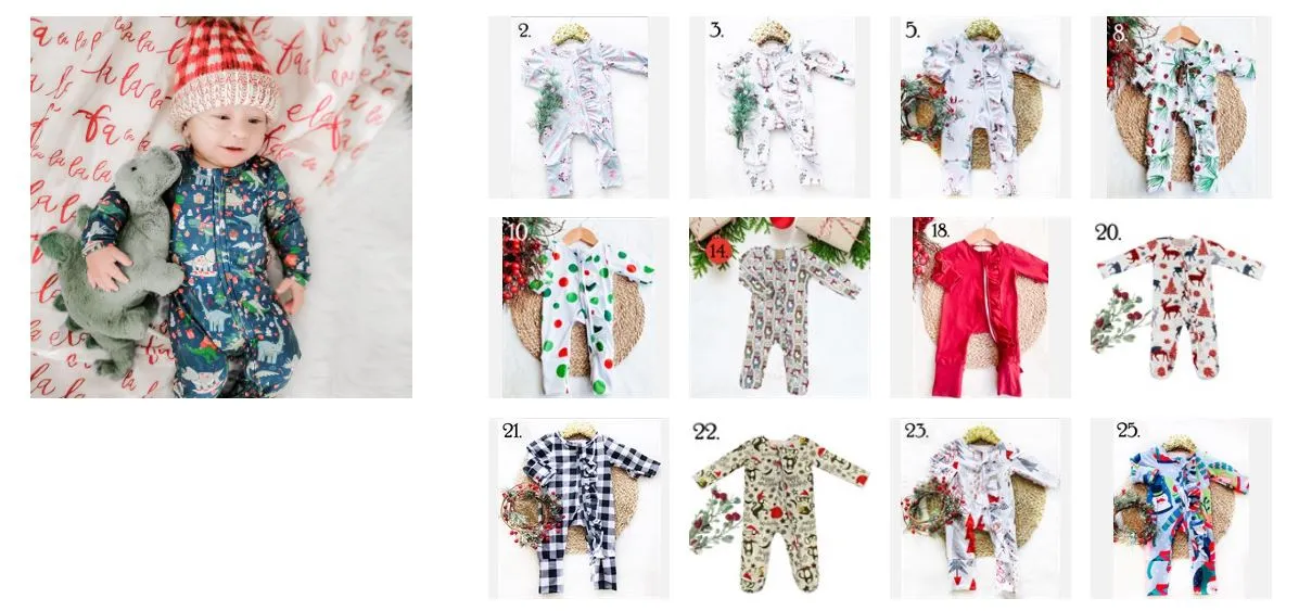 Kryssi Kouture & Theo & Me Everyday Baby Zippies - WHOLESALE