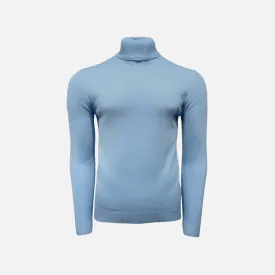 Lavane' 501T Turtleneck Pullover Sky Blue