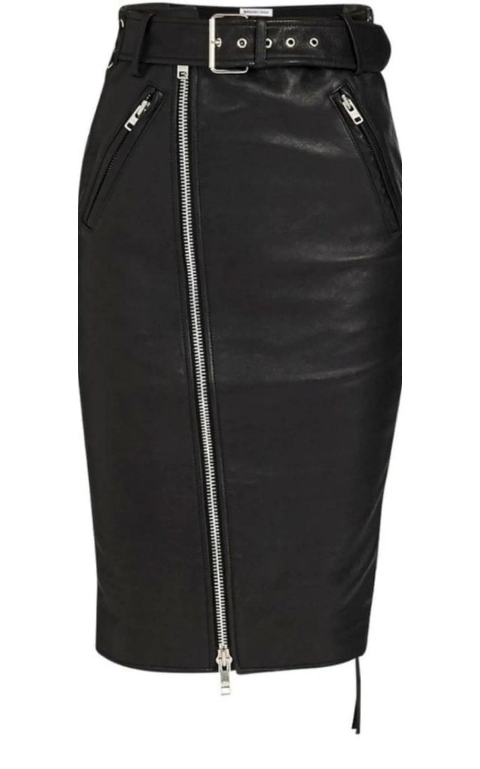 Leather Pencil Skirt