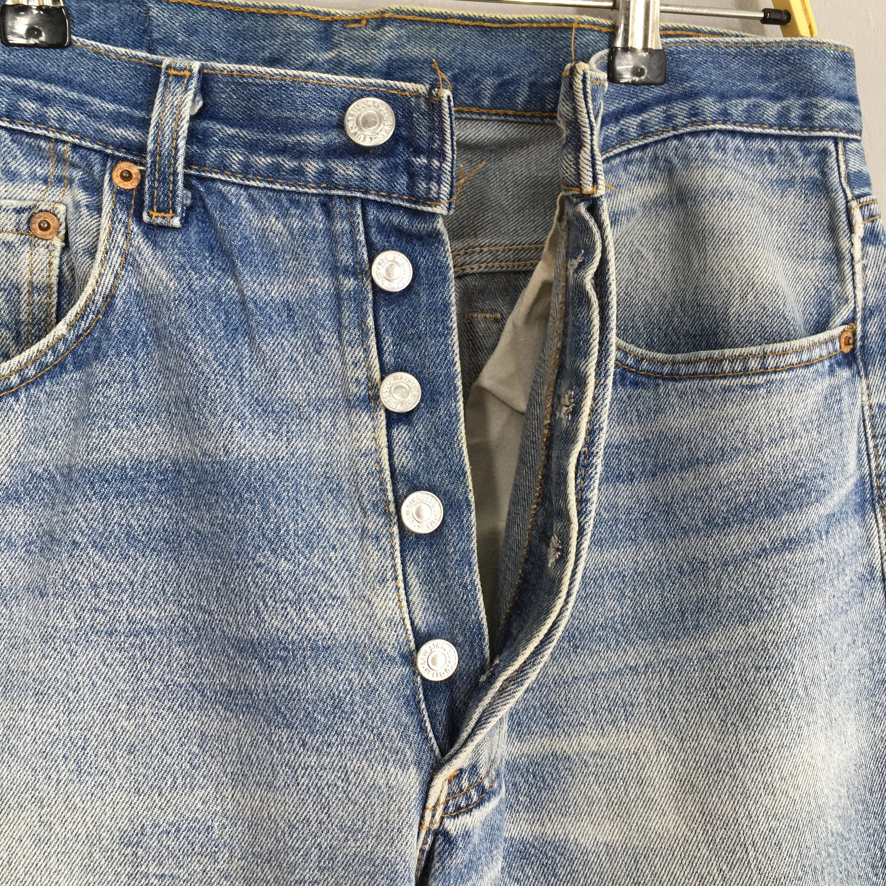 Levi's 501XX Faded Blue Jeans Size 32x30