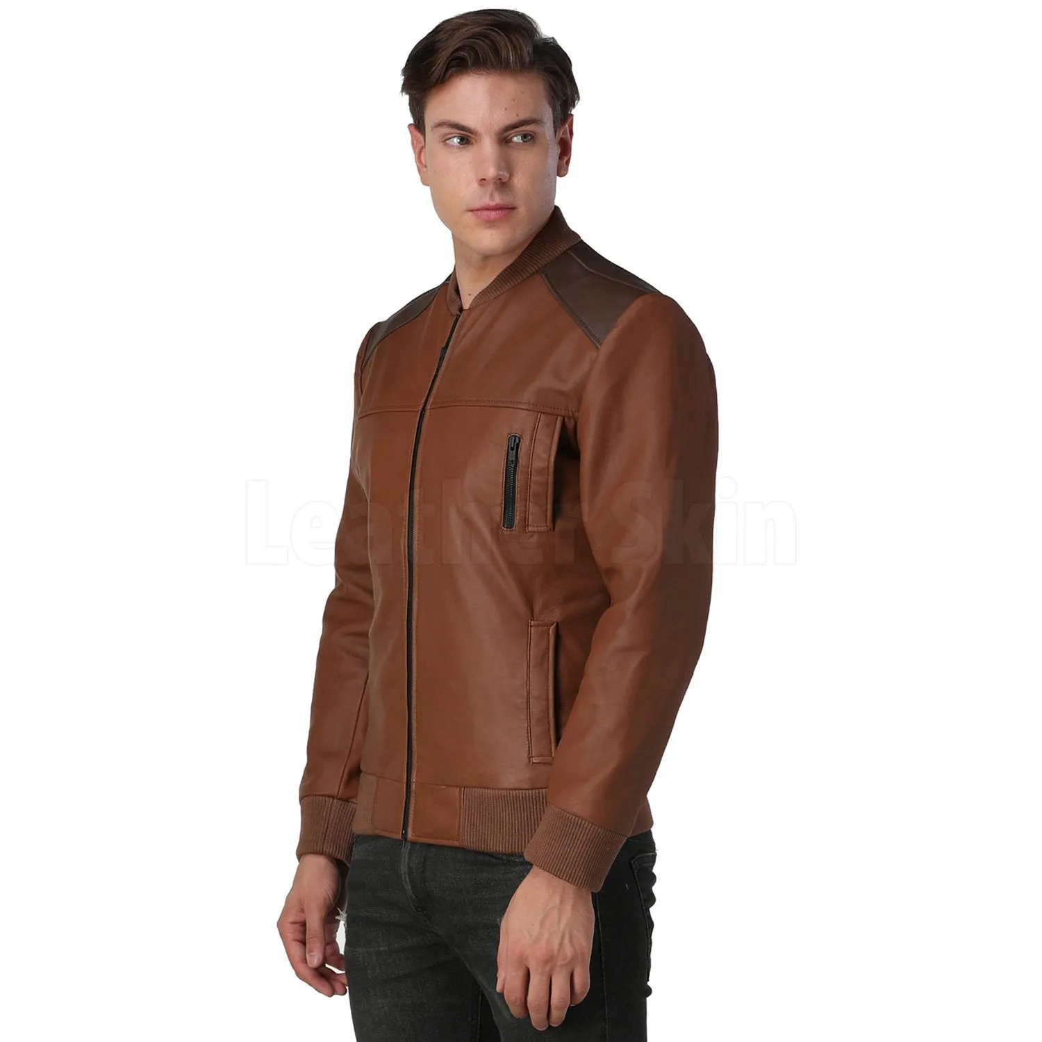 Men’s Brown Leather Jacket