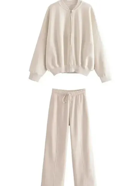 Modestique london | Beige Tracksuit Set