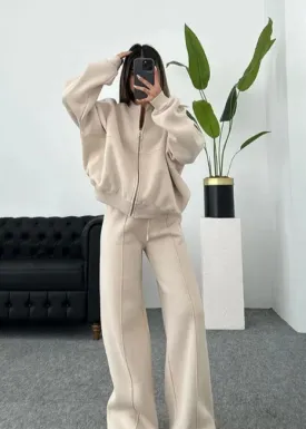 Modestique london | Beige Tracksuit Set