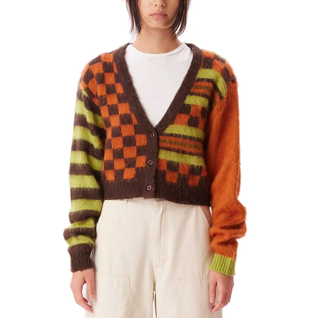 Obey Women's Amber Cardigan - Dark Oat Multi