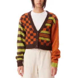 Obey Women's Amber Cardigan - Dark Oat Multi